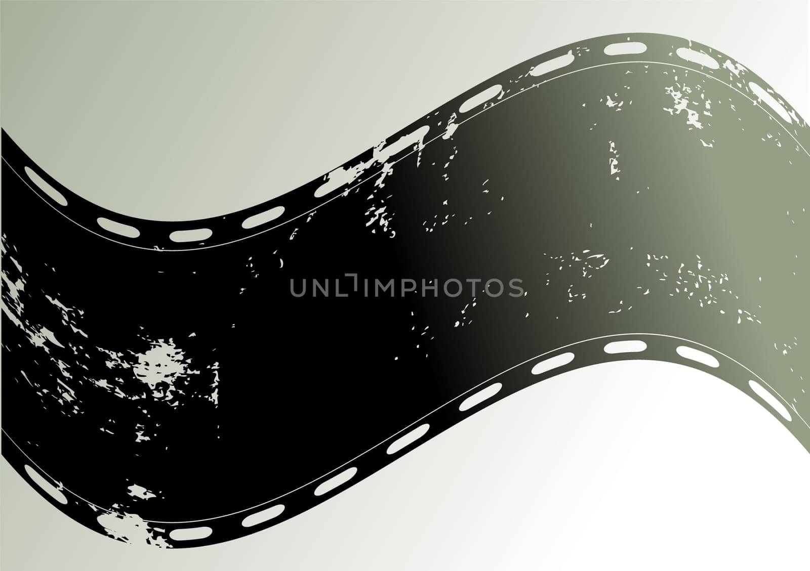 Editable  vector background - grunge film frame with space for your text or image