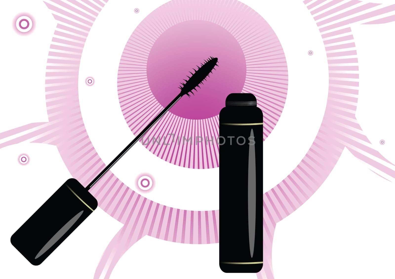 Mascara in black tube