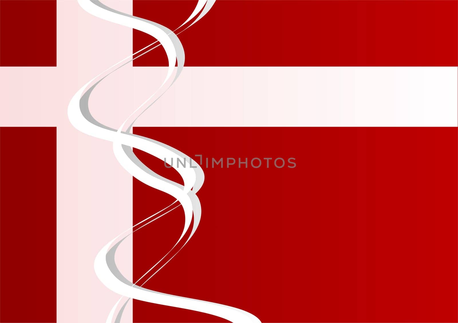 Editable vector red christmas gift background
