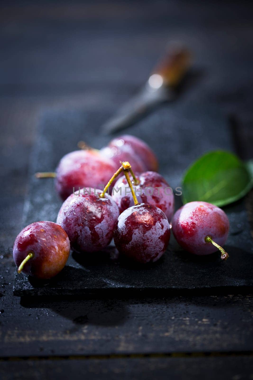 Plums,plums (Prunus domestica)