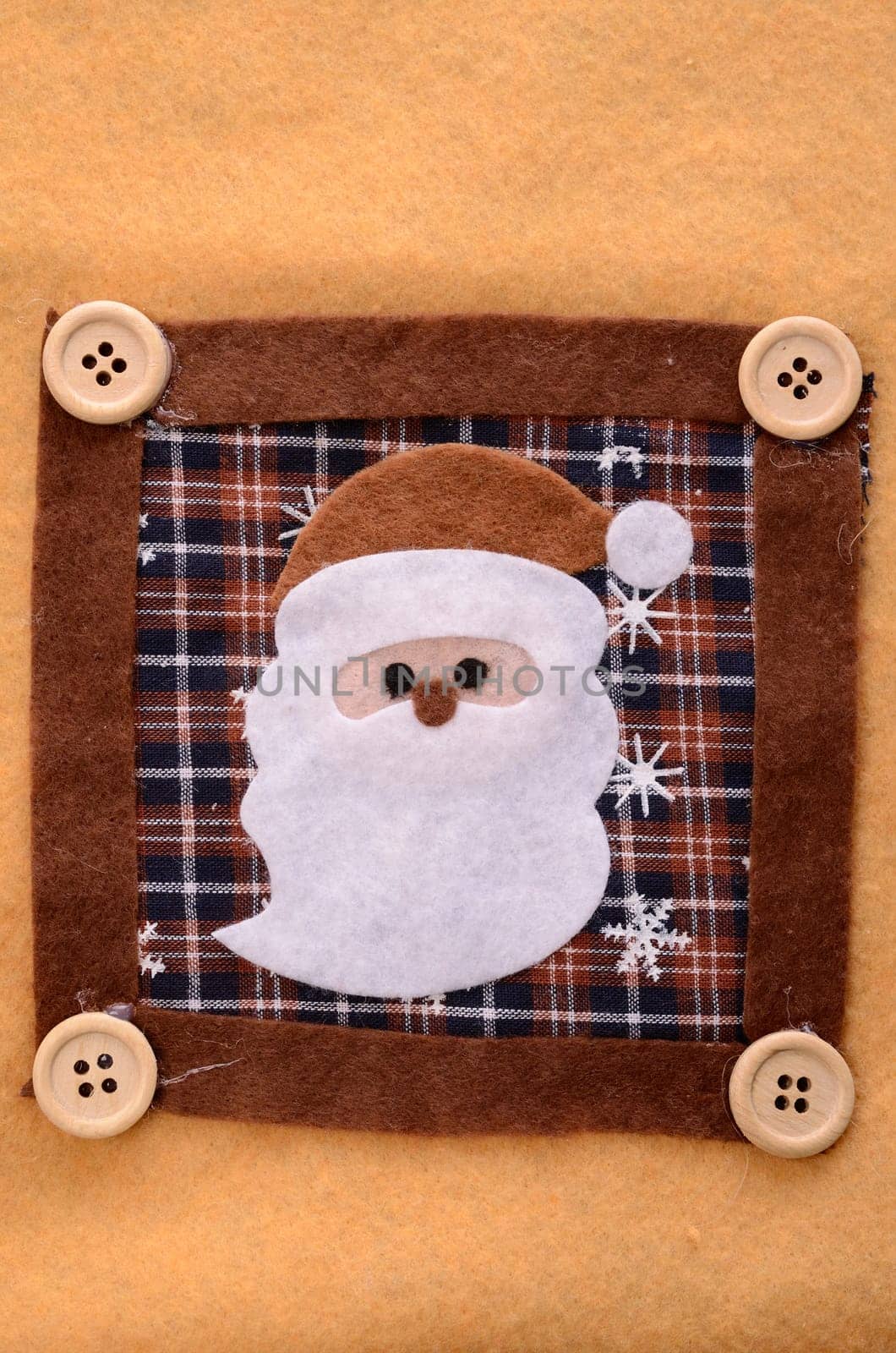 Christmas background with Santa Claus