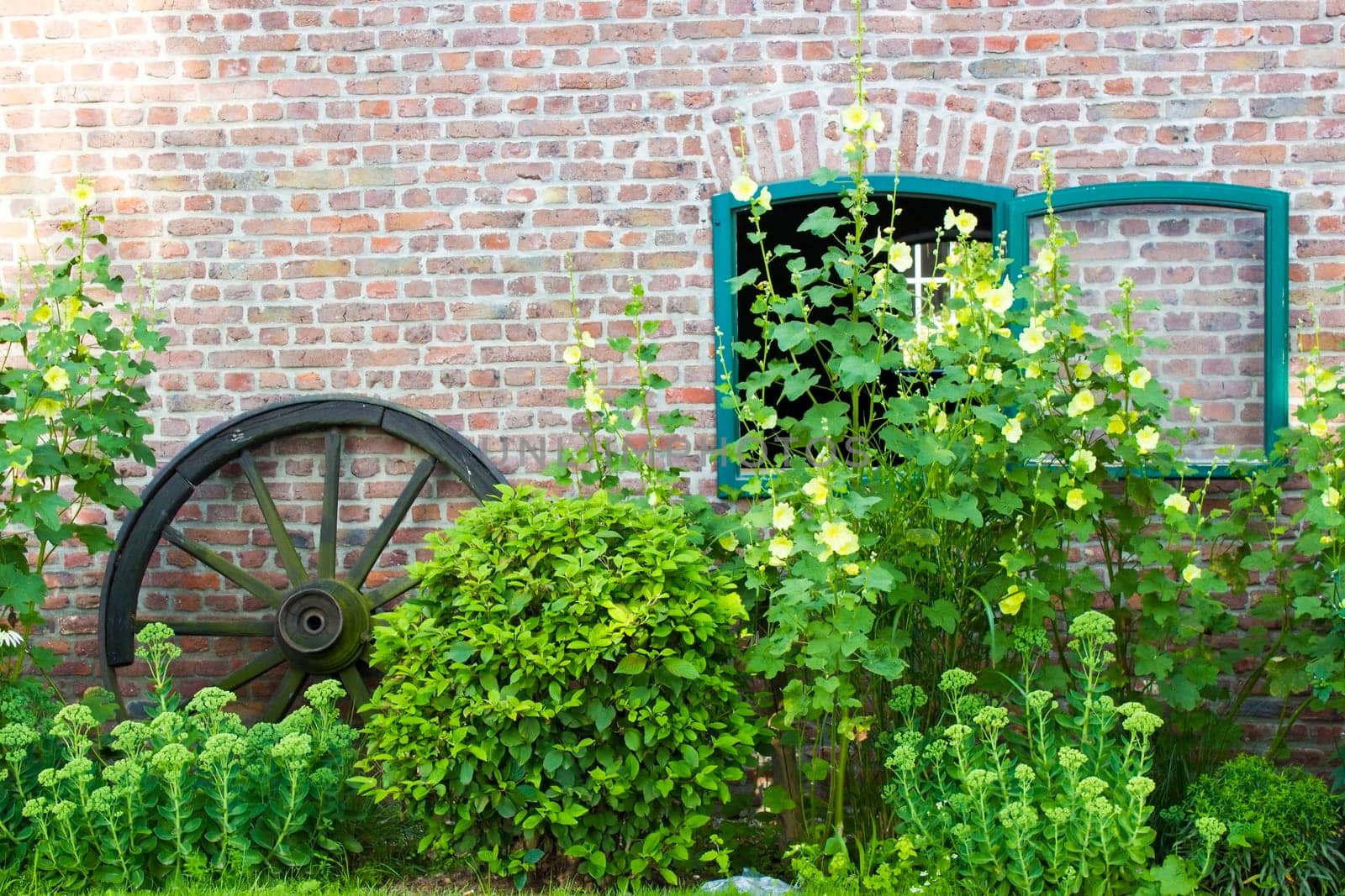 front of an old country stable
