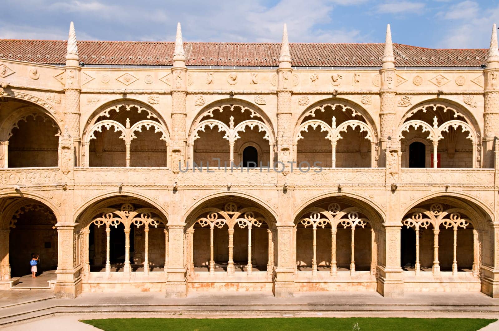 The view of the Mosteiro Dos Jeronimos, Lisbon, Portugal