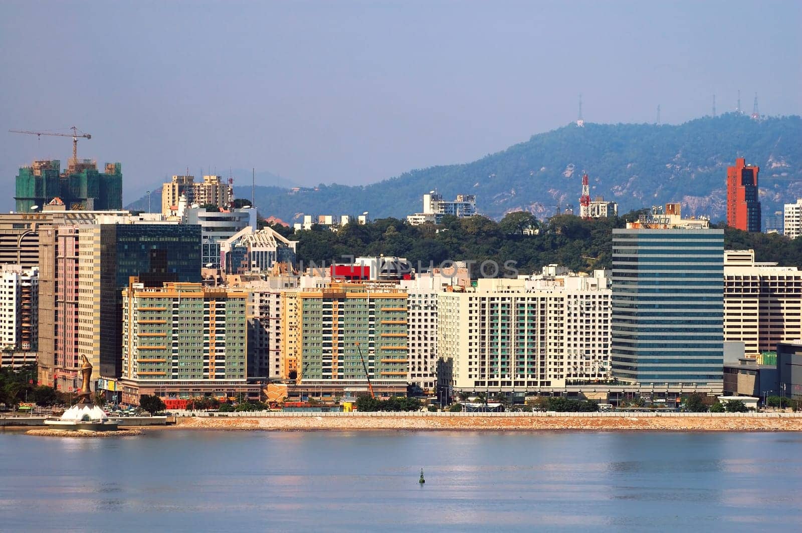 The moderm residential apartments in Macau city