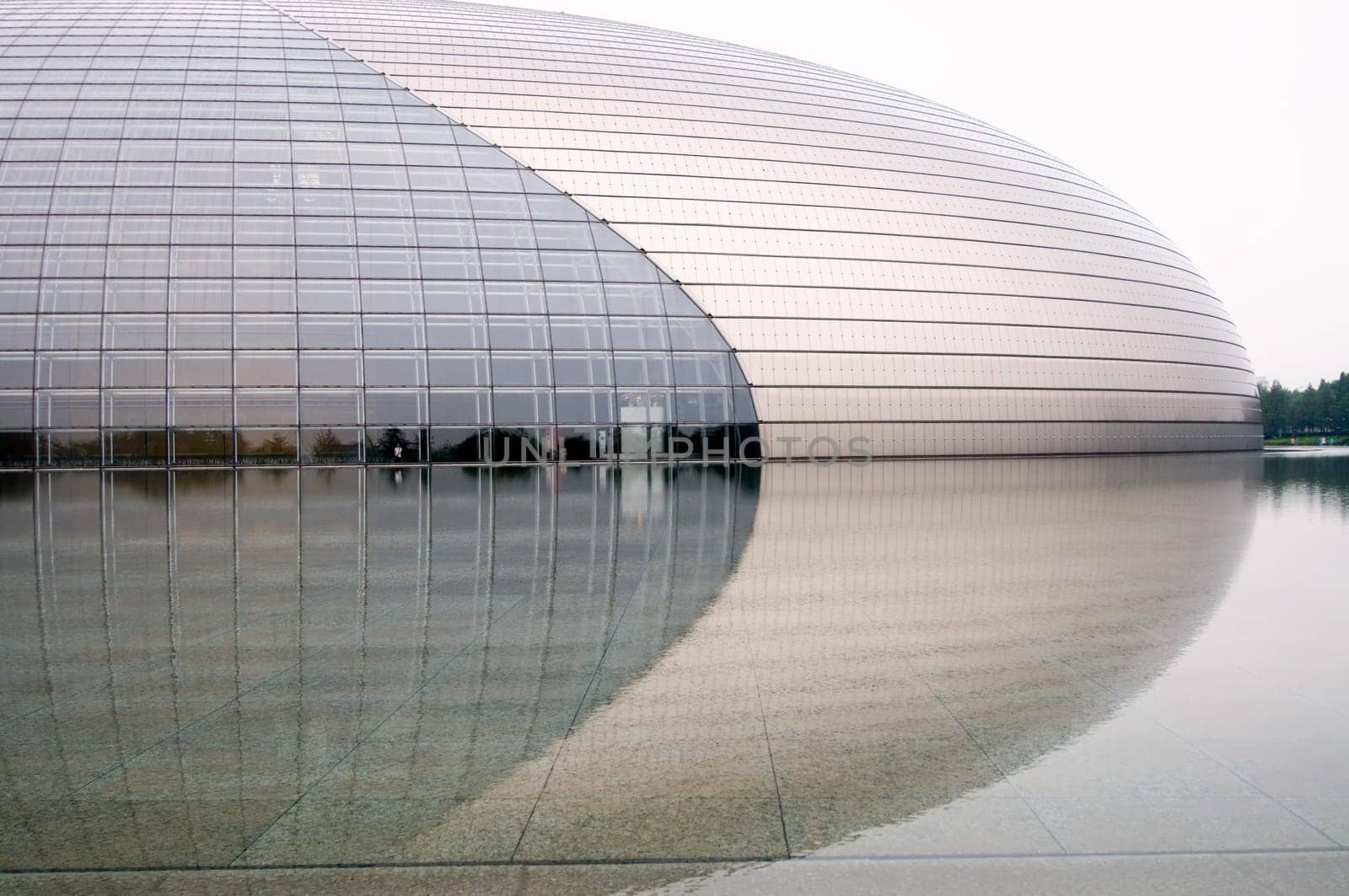 BEIJING - JULY 19: The China National Grand Theatre (National Centre for the Performing Arts) or the Egg, July 19, 2008 in Beijing, China