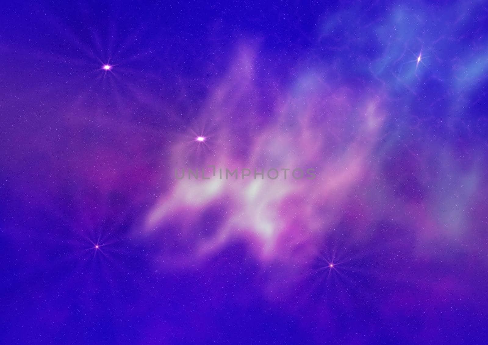 Far being shone nebula and star field against space. "Elements of this image furnished by NASA""."