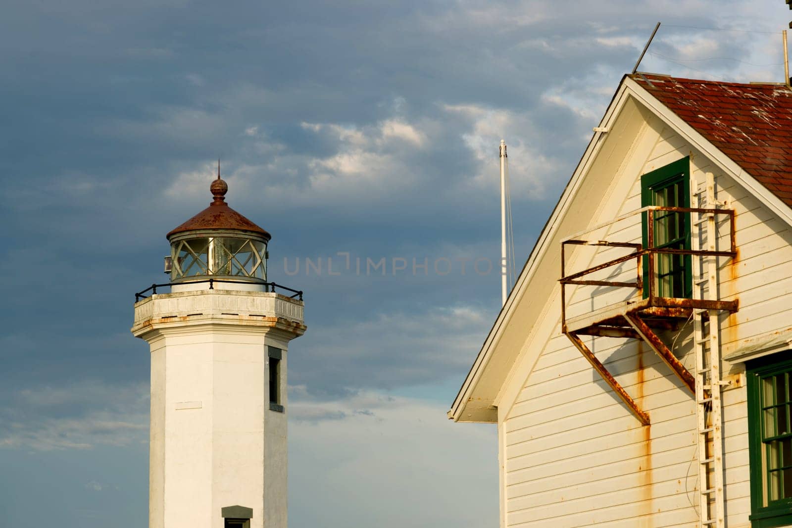 This lighthouse was built in the 1800's and automated in 1976