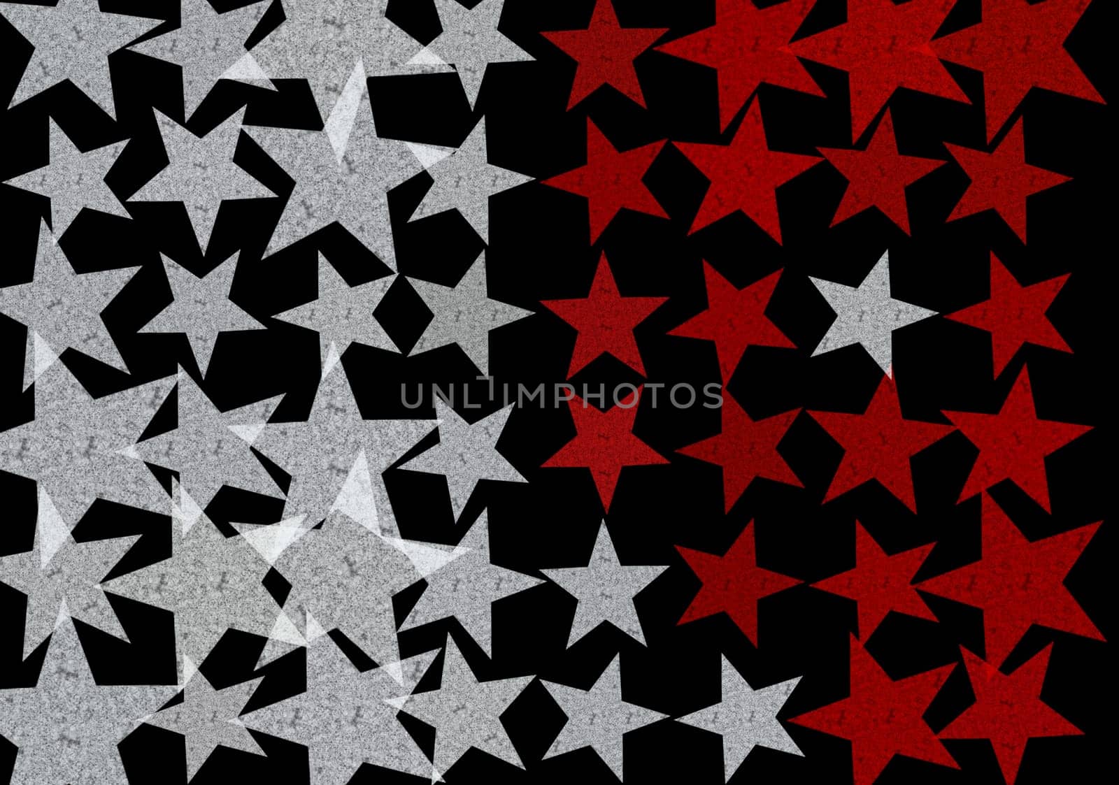 Star shape grunge pattern abstract illustration. Background design element.