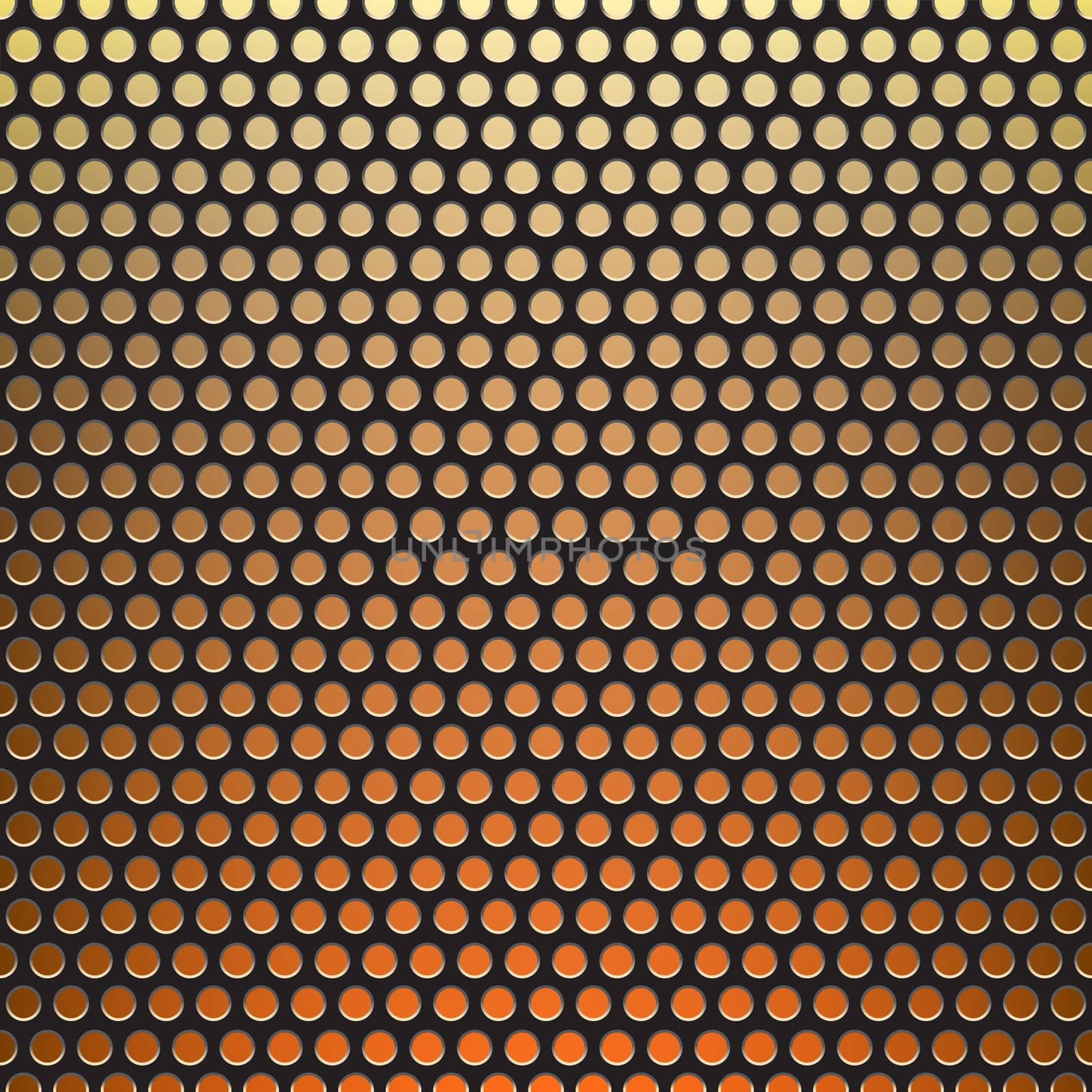 The metal grid mesh grill background with holes and fire
