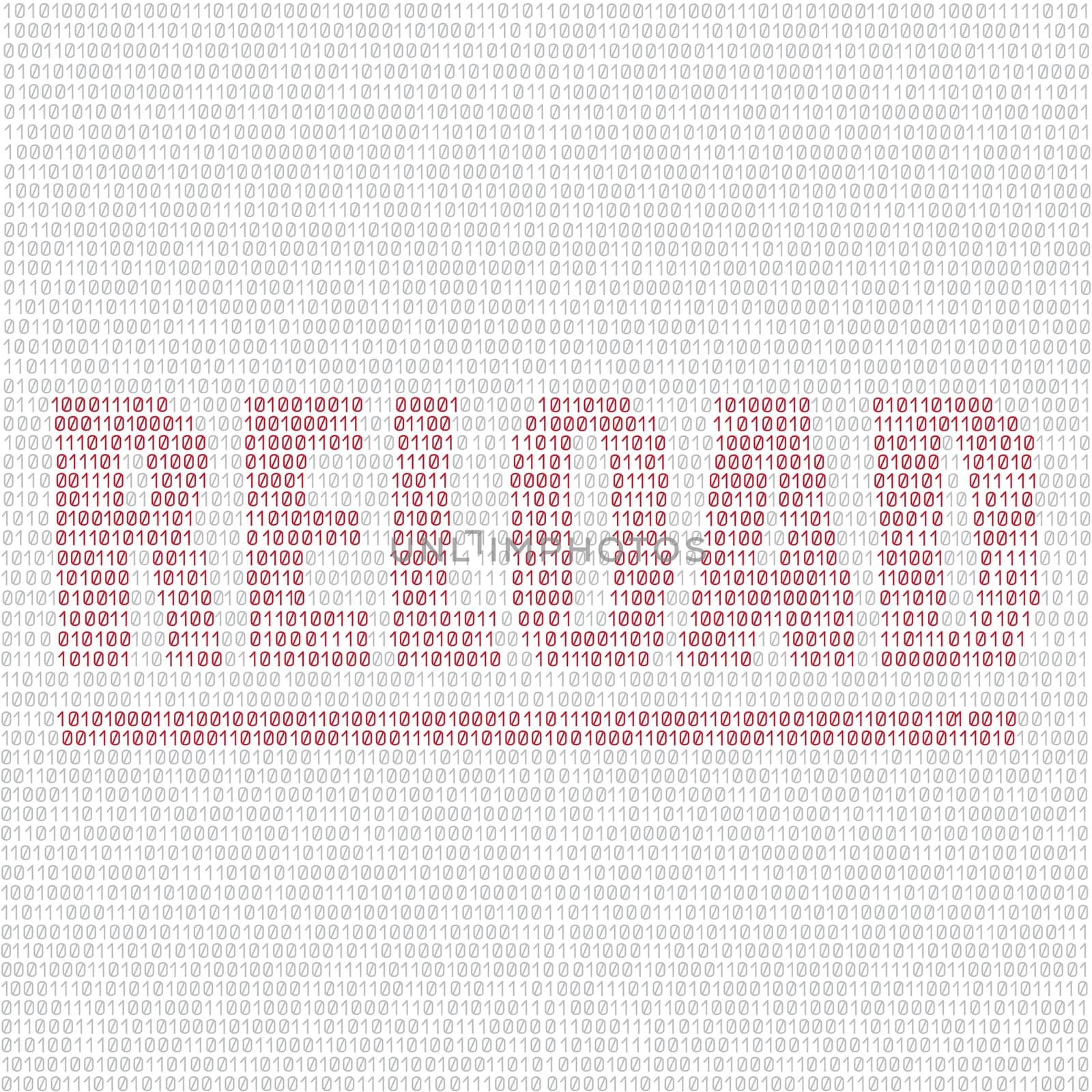 The programming code on the light background and the text reload