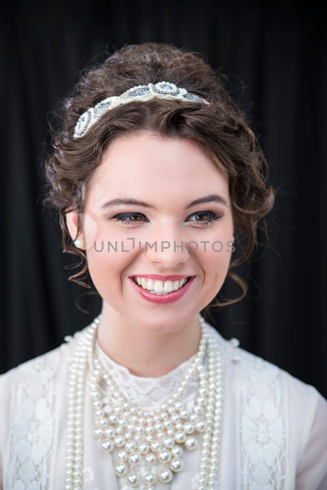 Portrait of Neo-Victorian female model