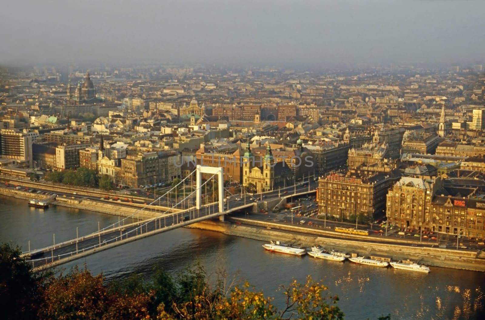 View of Budapest and River Danube