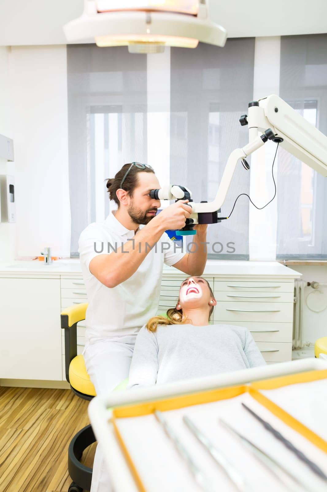 Sterile dentist instruments in practice