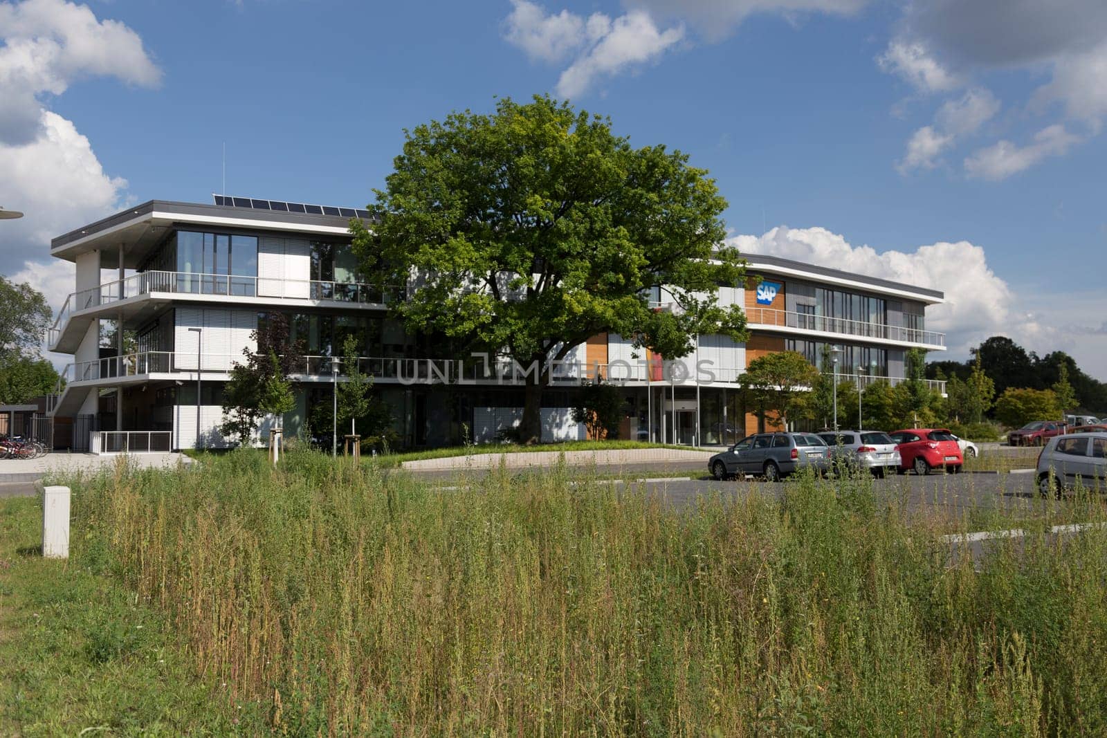 New construction of the SAP building in Nedlitz,Potsdam