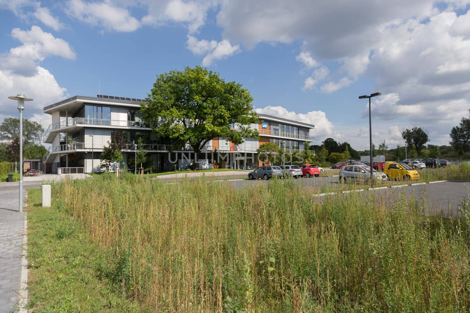 New construction of the SAP building in Nedlitz,Potsdam