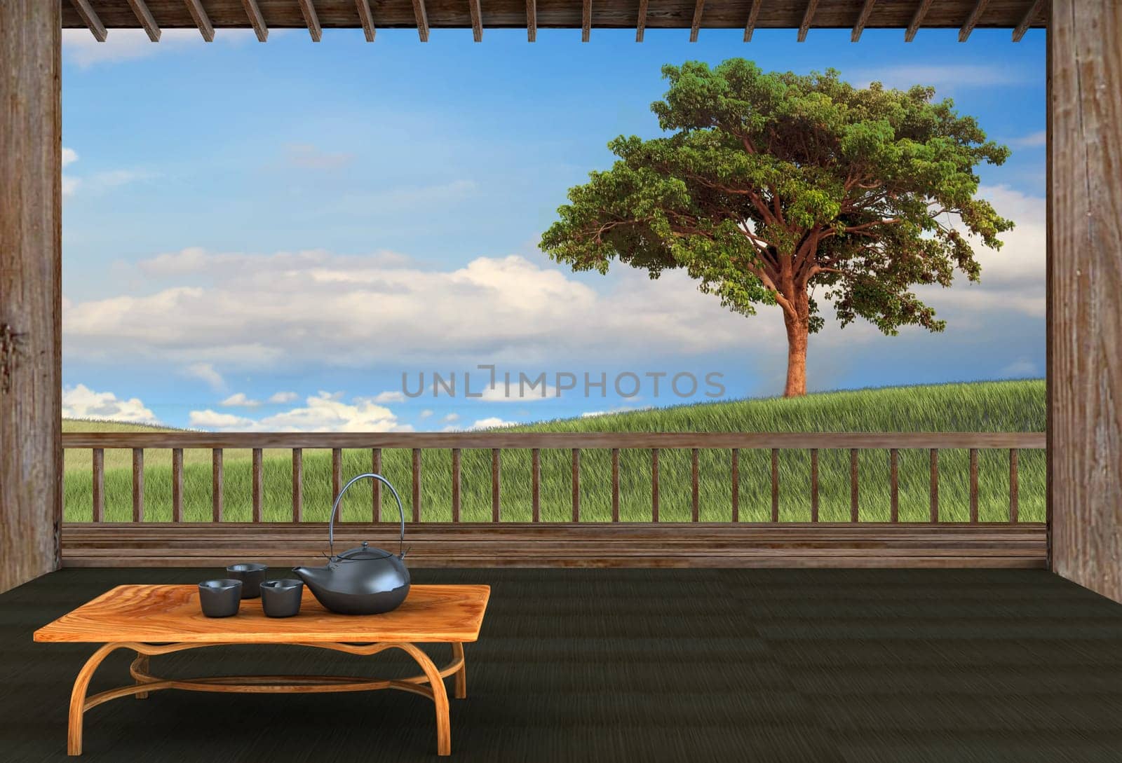 Cup of tea and mint with nice background for adv or others purpose use