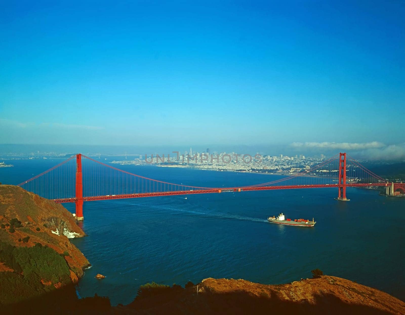 San Francisco with Golden Gate Bridge