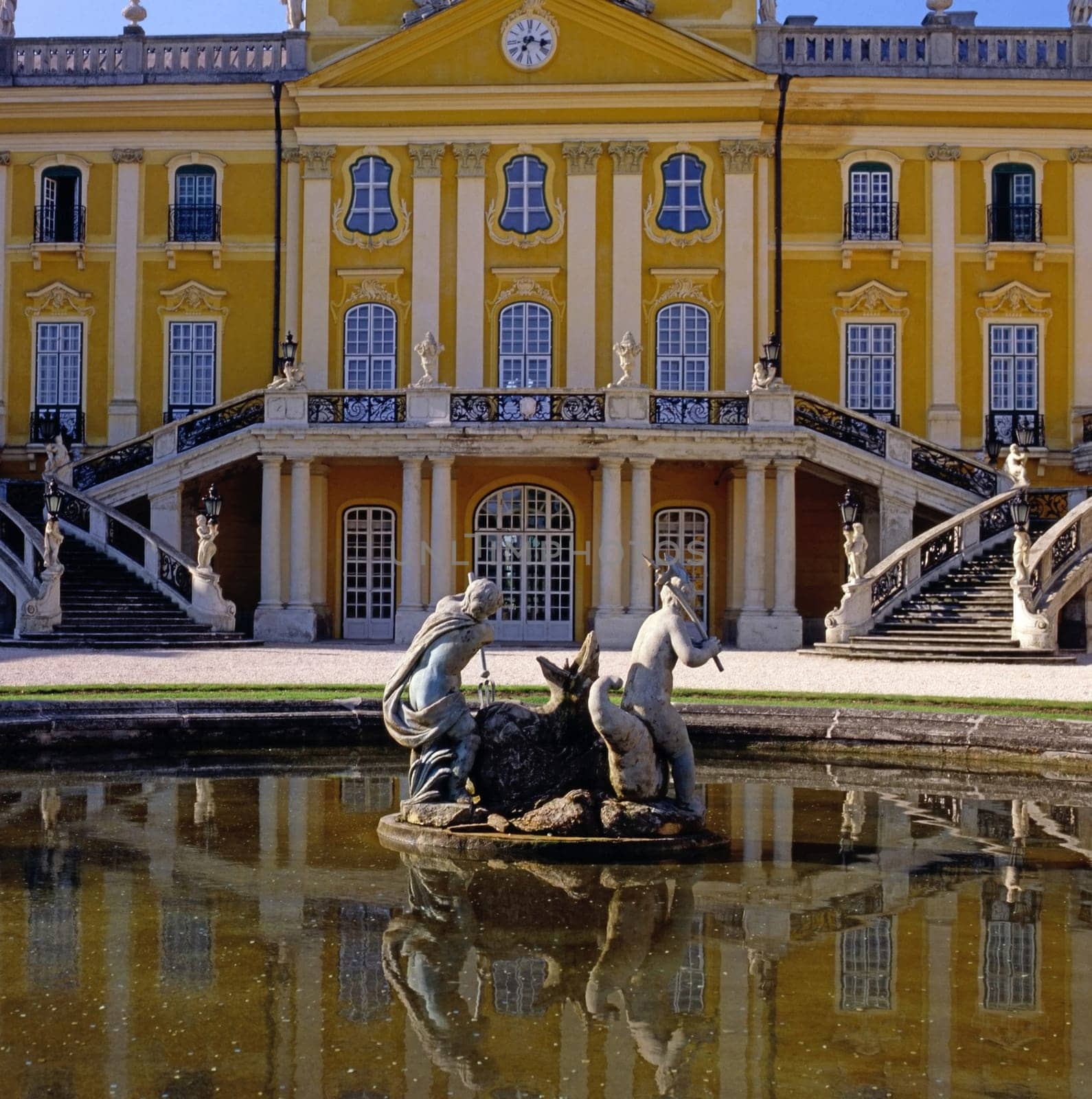 Fountain in Eszterhazy Palace, Hungary