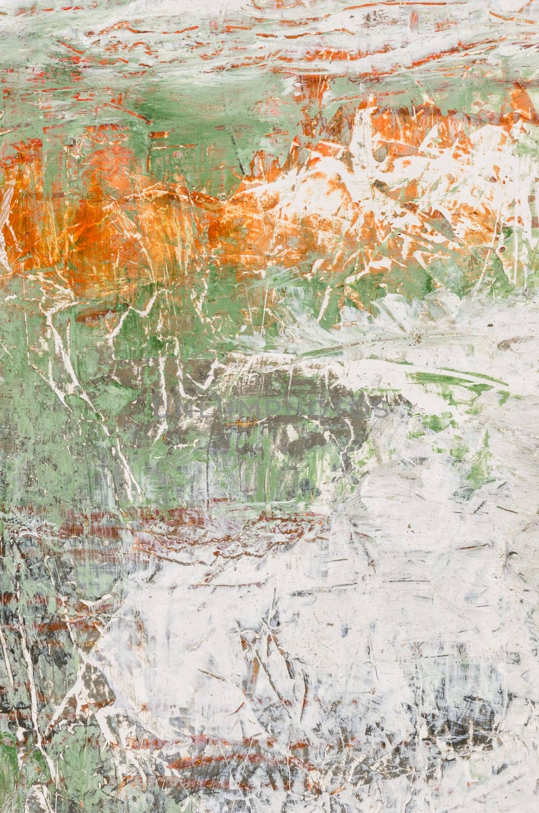 Detail of an abstract acrylic painting