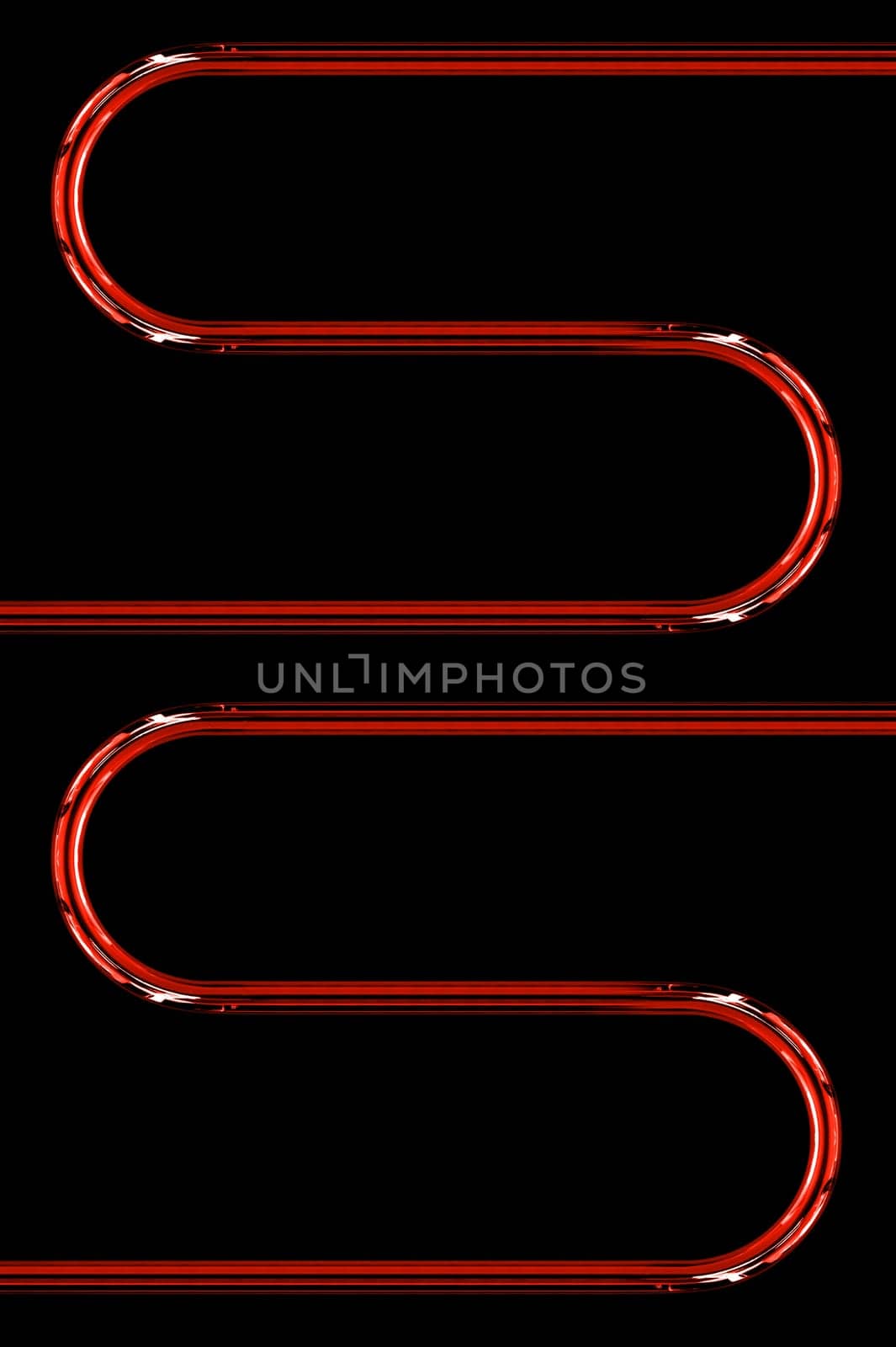 A conceptual image of metal piping