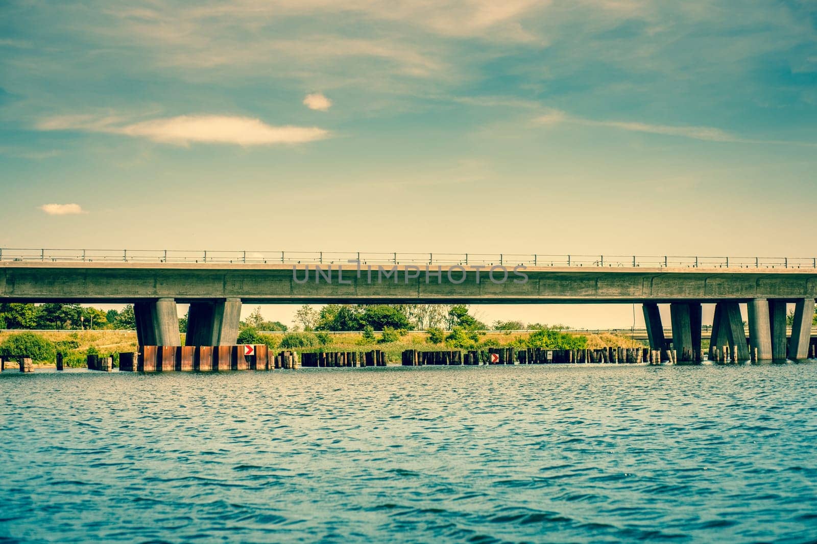 Small bridge over a river