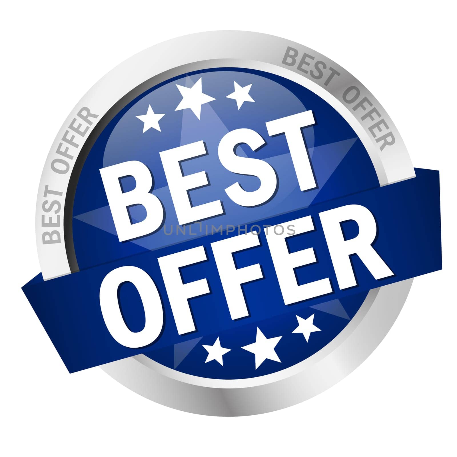 vector of colored button - best offer