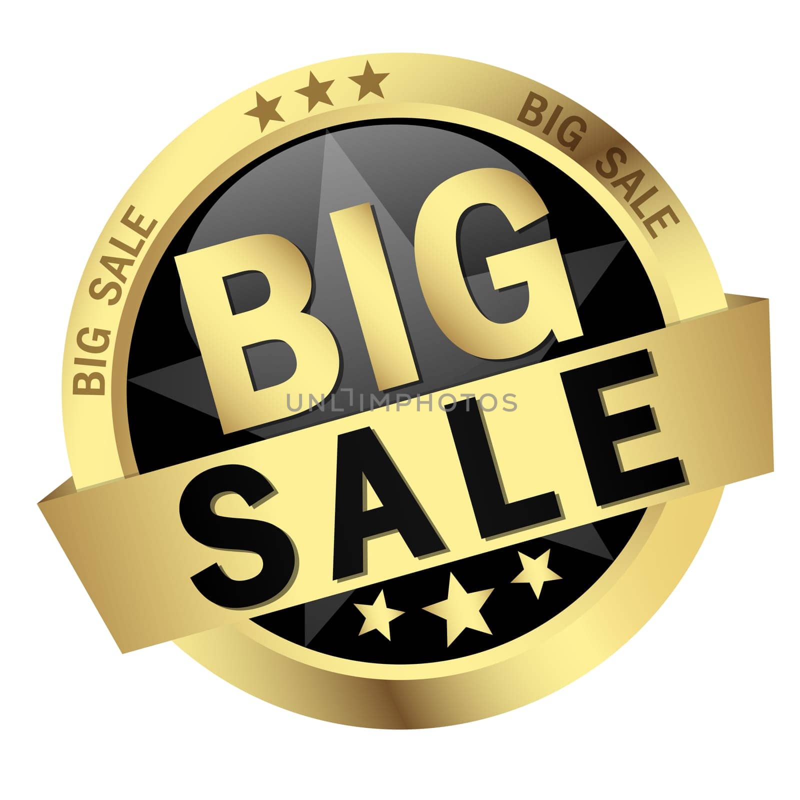vector of colored button - big sale