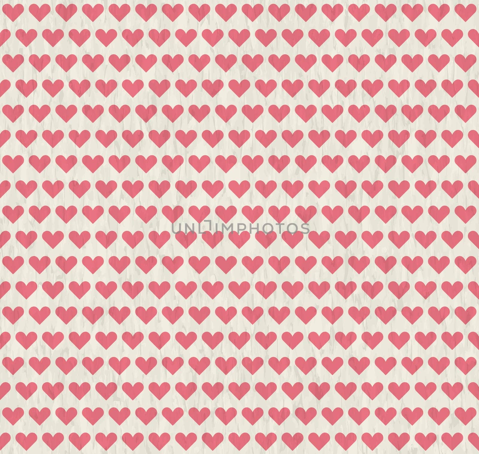 vector of seamless grunge background hearts with scratches