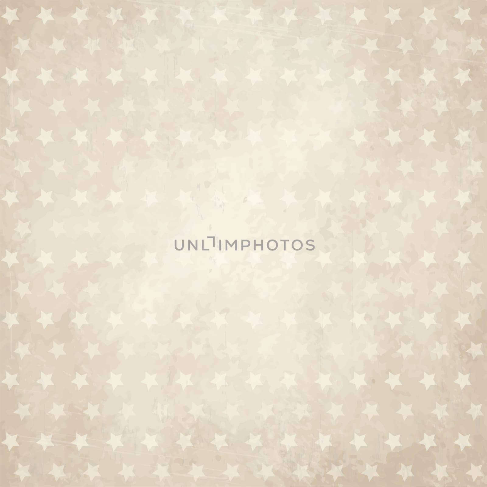 vector of old vintage paper background with stars