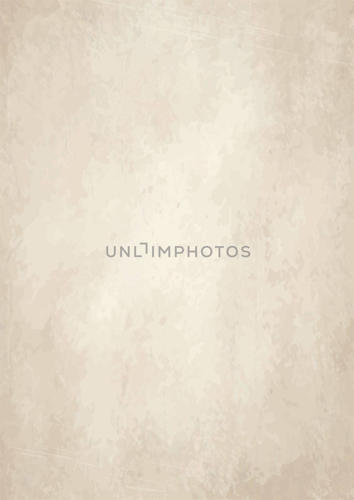 vector of old vintage yellowed paper background