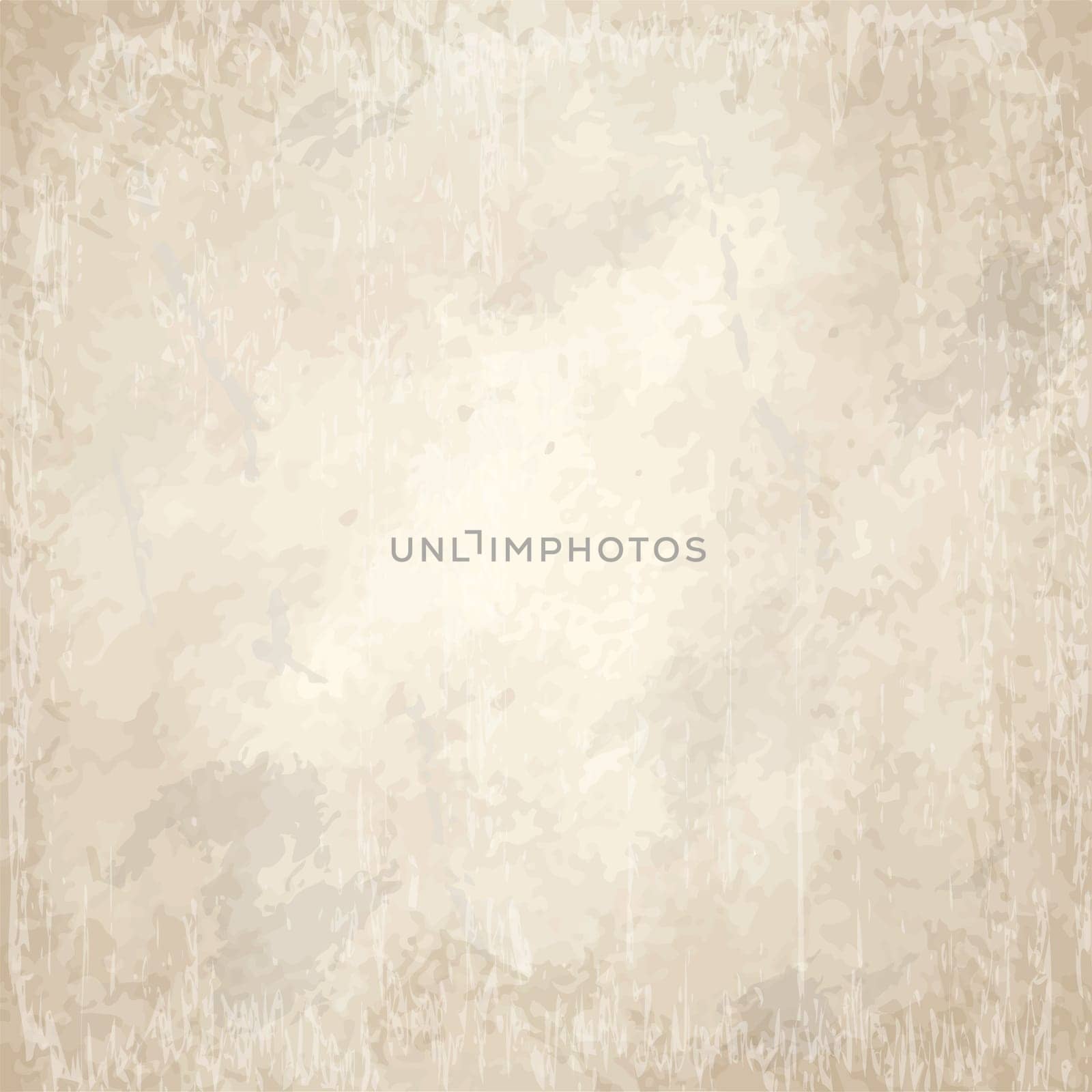vector of old vintage yellowed paper background