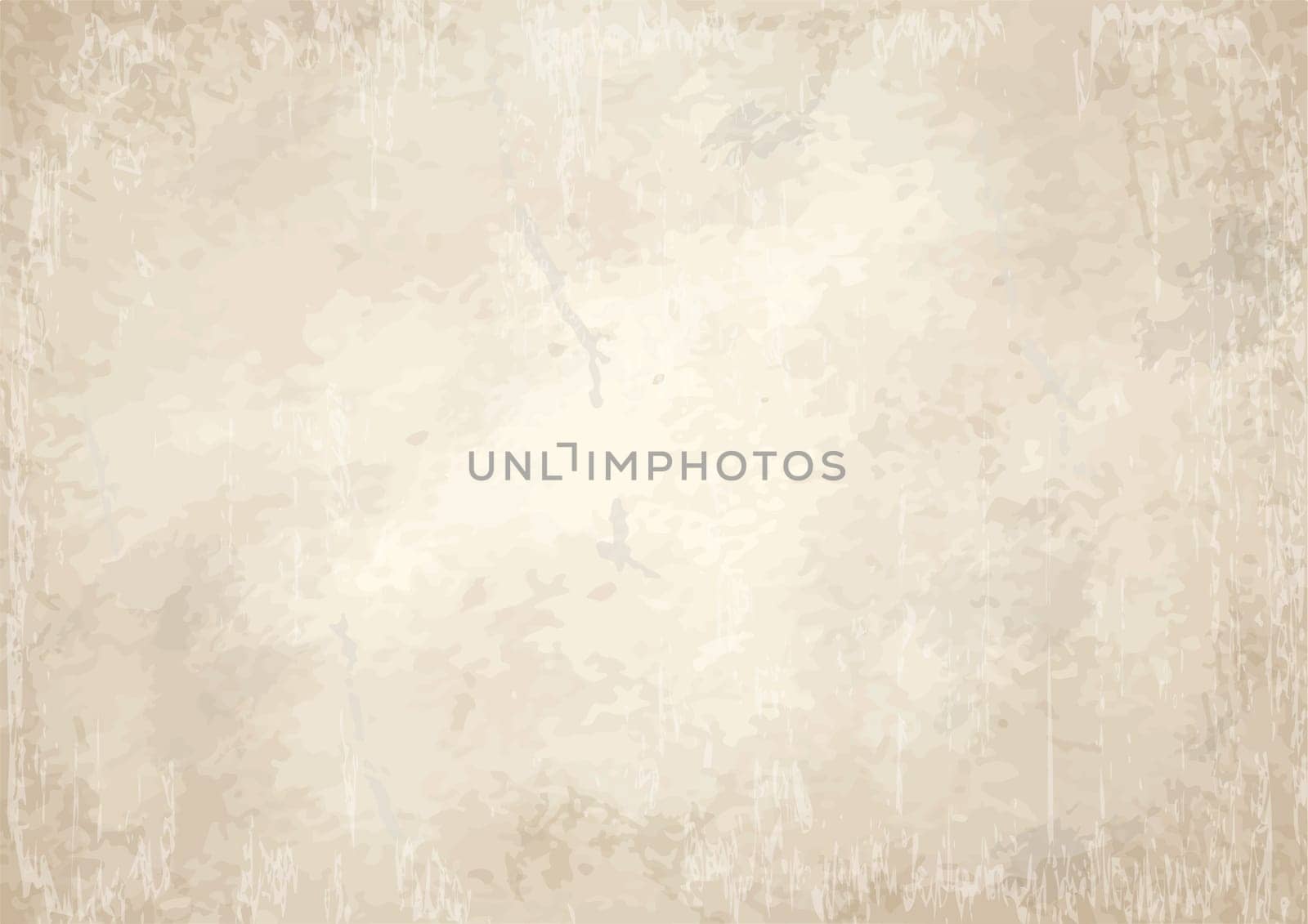 vector of old vintage yellowed paper background