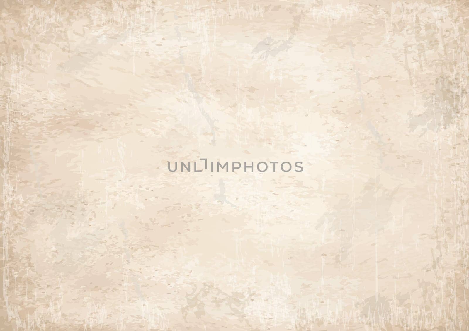 vector of old vintage yellowed paper background