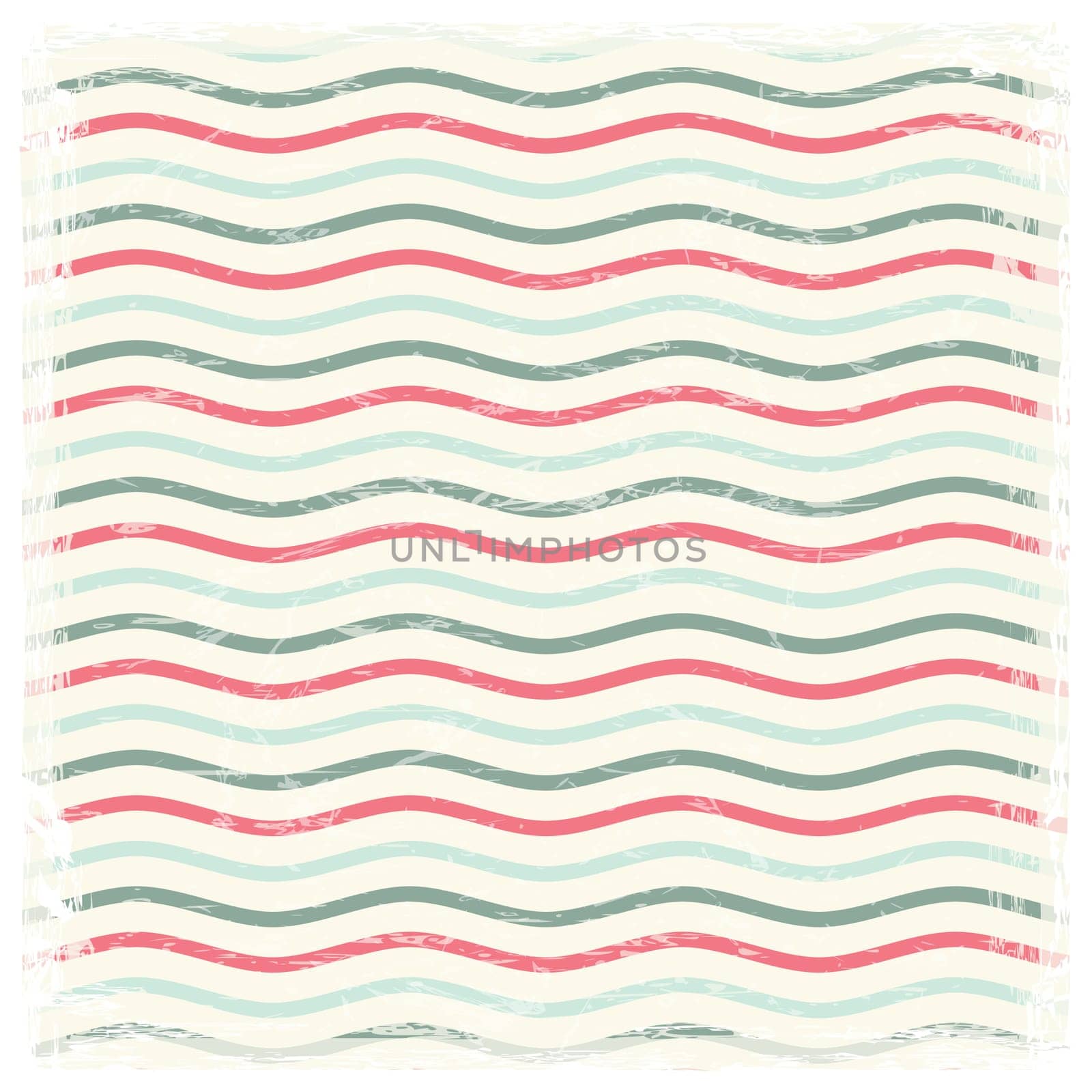 vector of colored vintage background with white frame