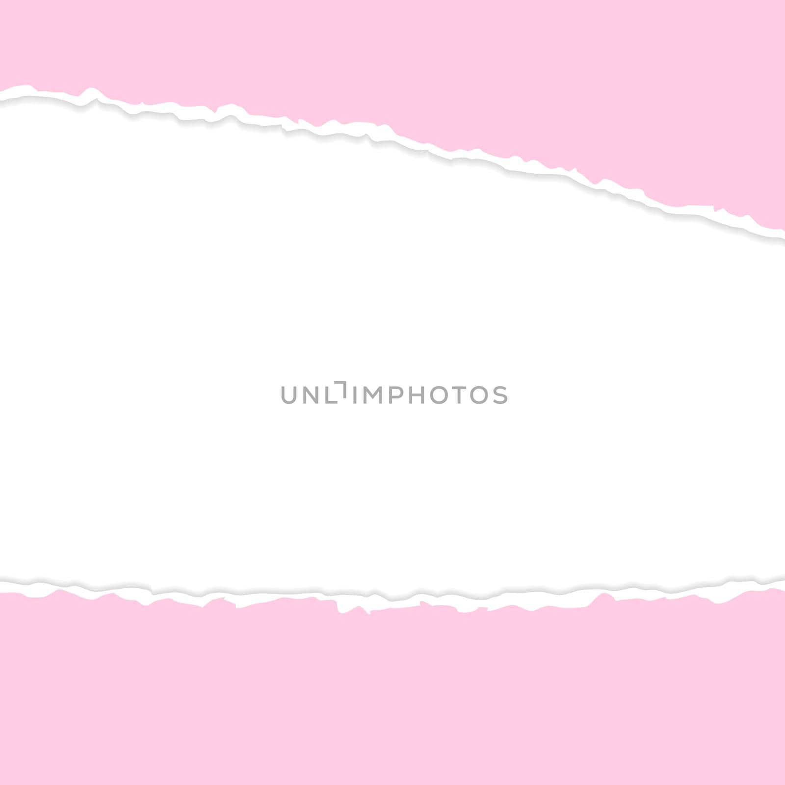 vector of ripped open paper colored pink