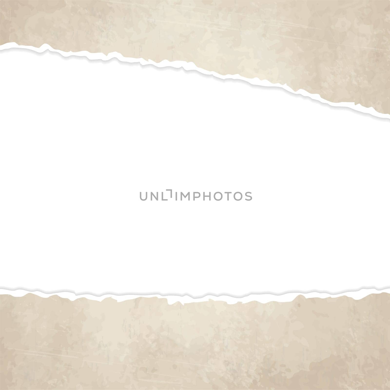 vector of ripped openold vintage paper