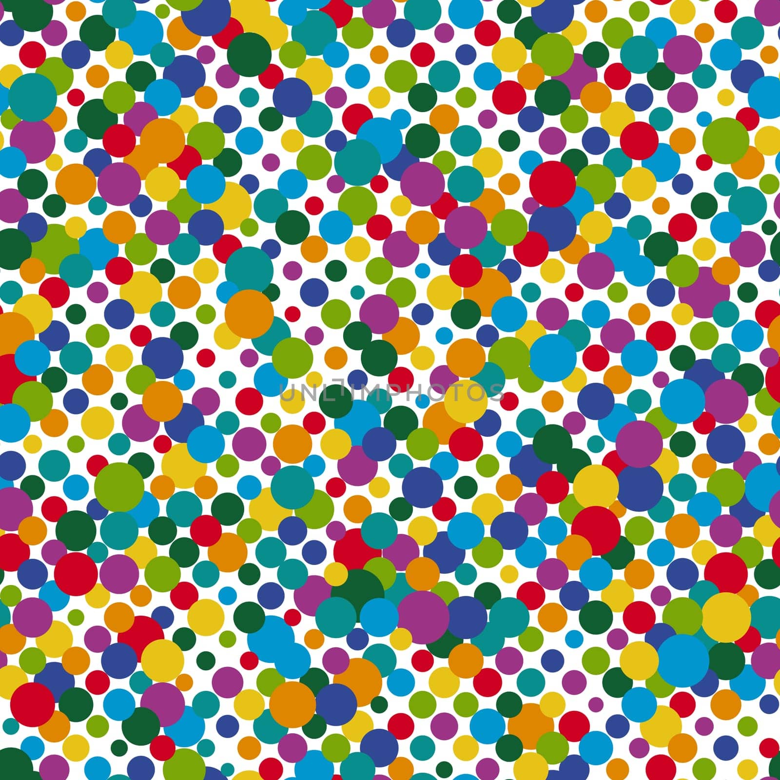 vector of seamless colored dots pattern background