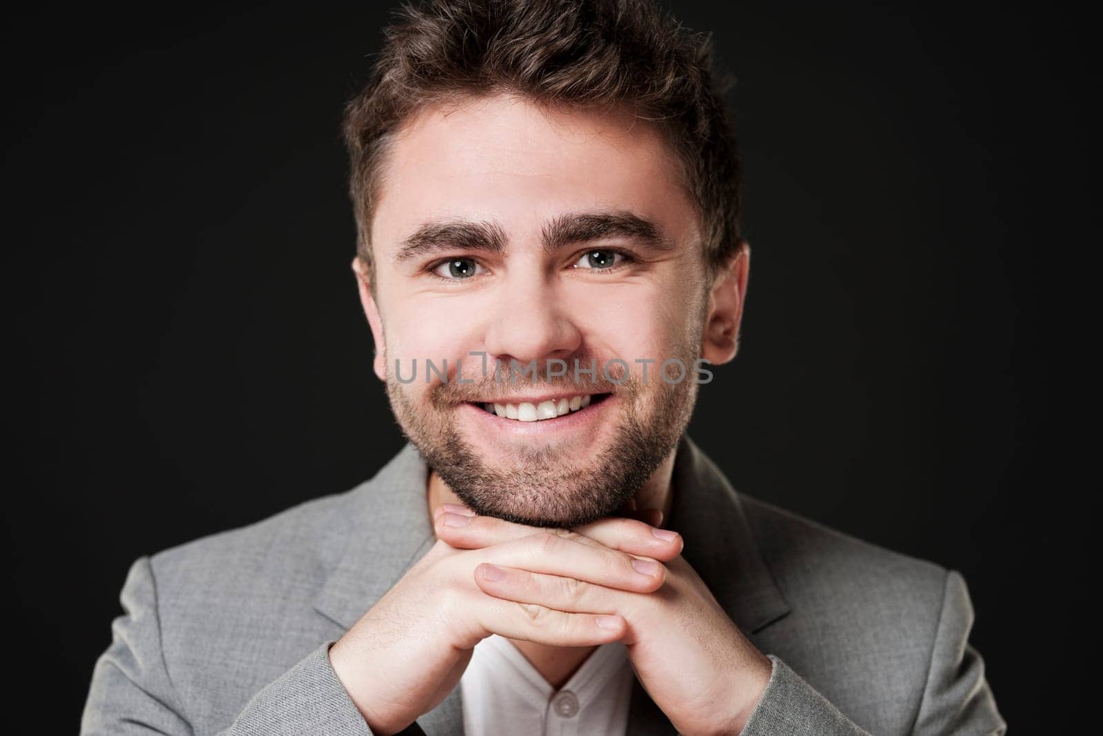 Portrait of happy man