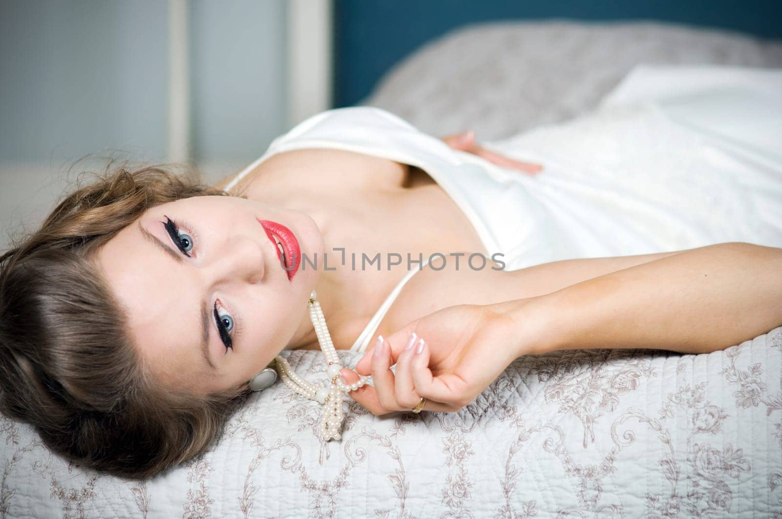 Beautiful retro bride