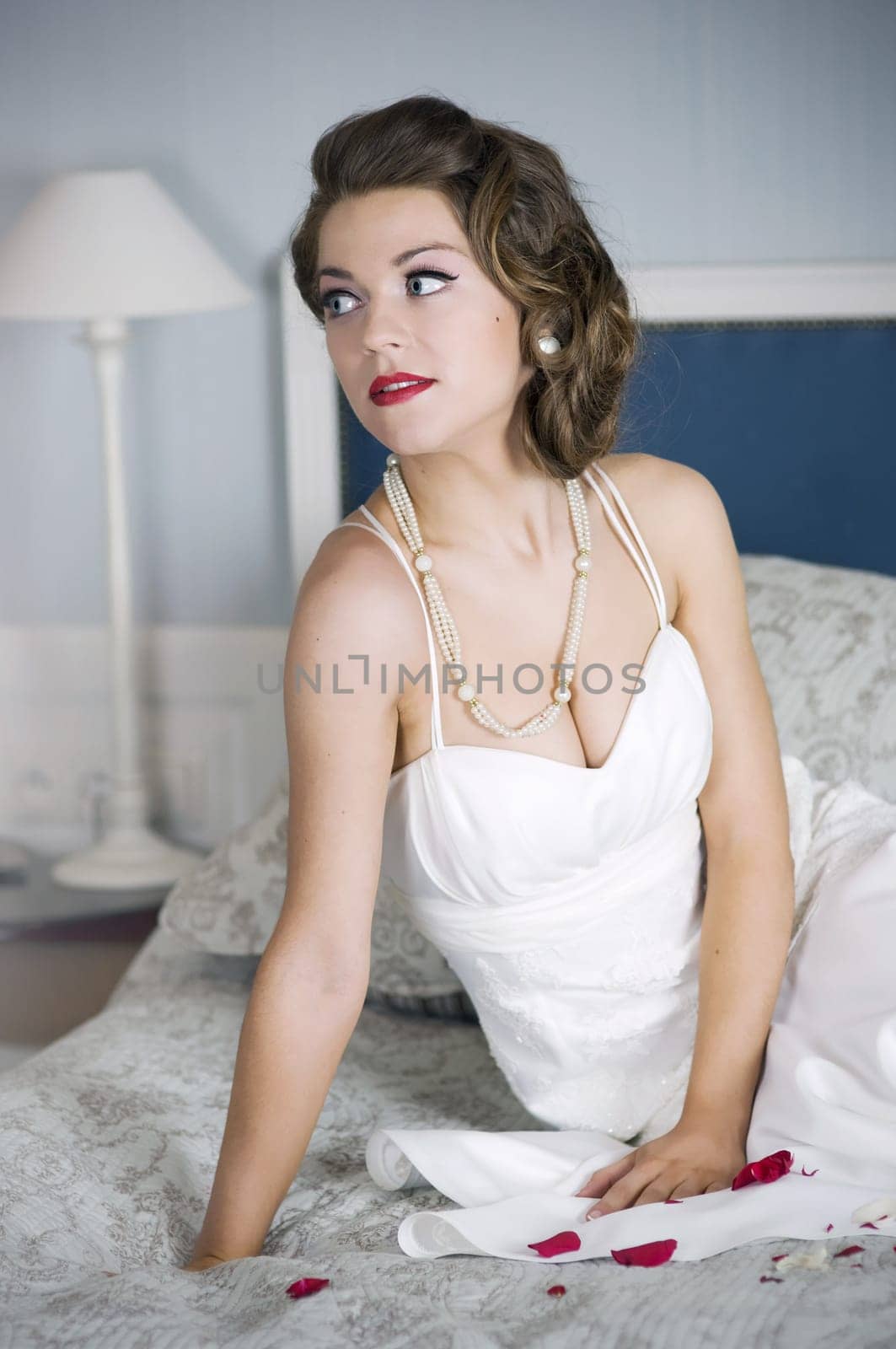 Beautiful retro woman