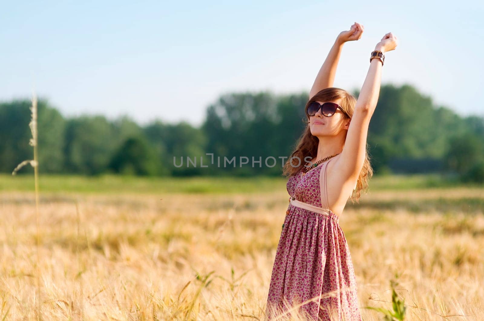 Relaxation on meadow