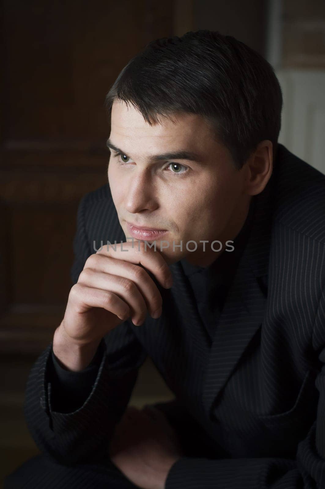 Portrait of handsome man