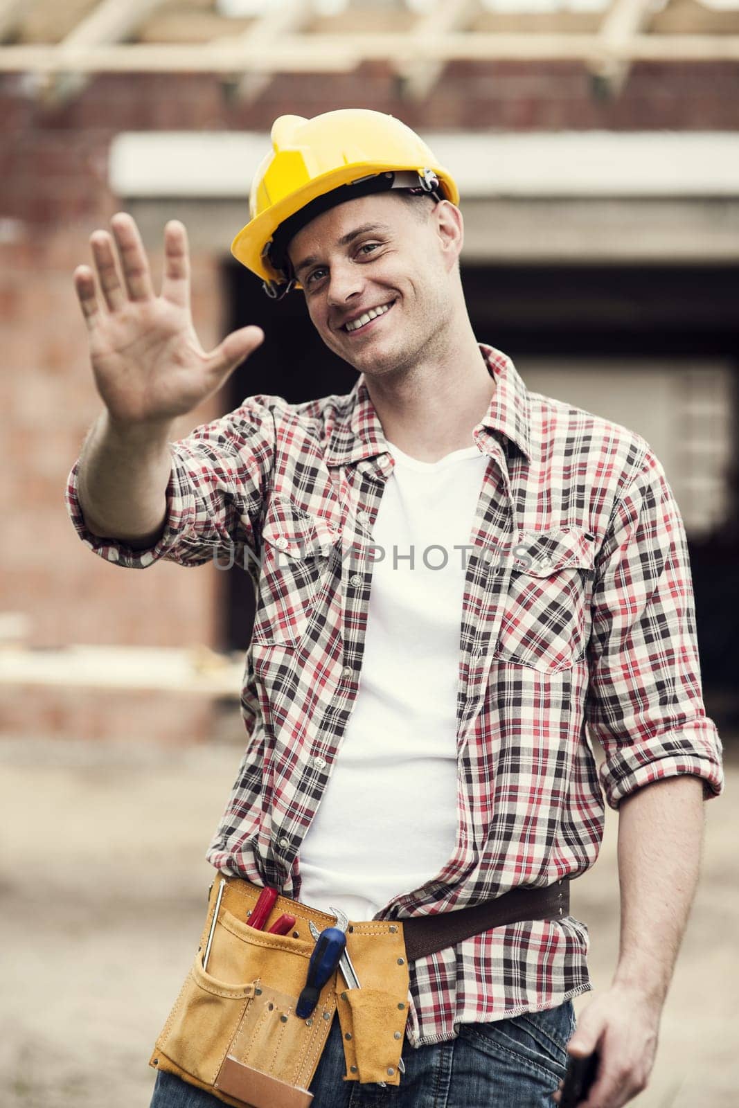 Portrait of construction worker
