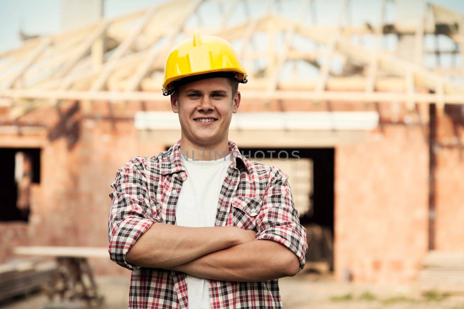 Portrait of construction worker