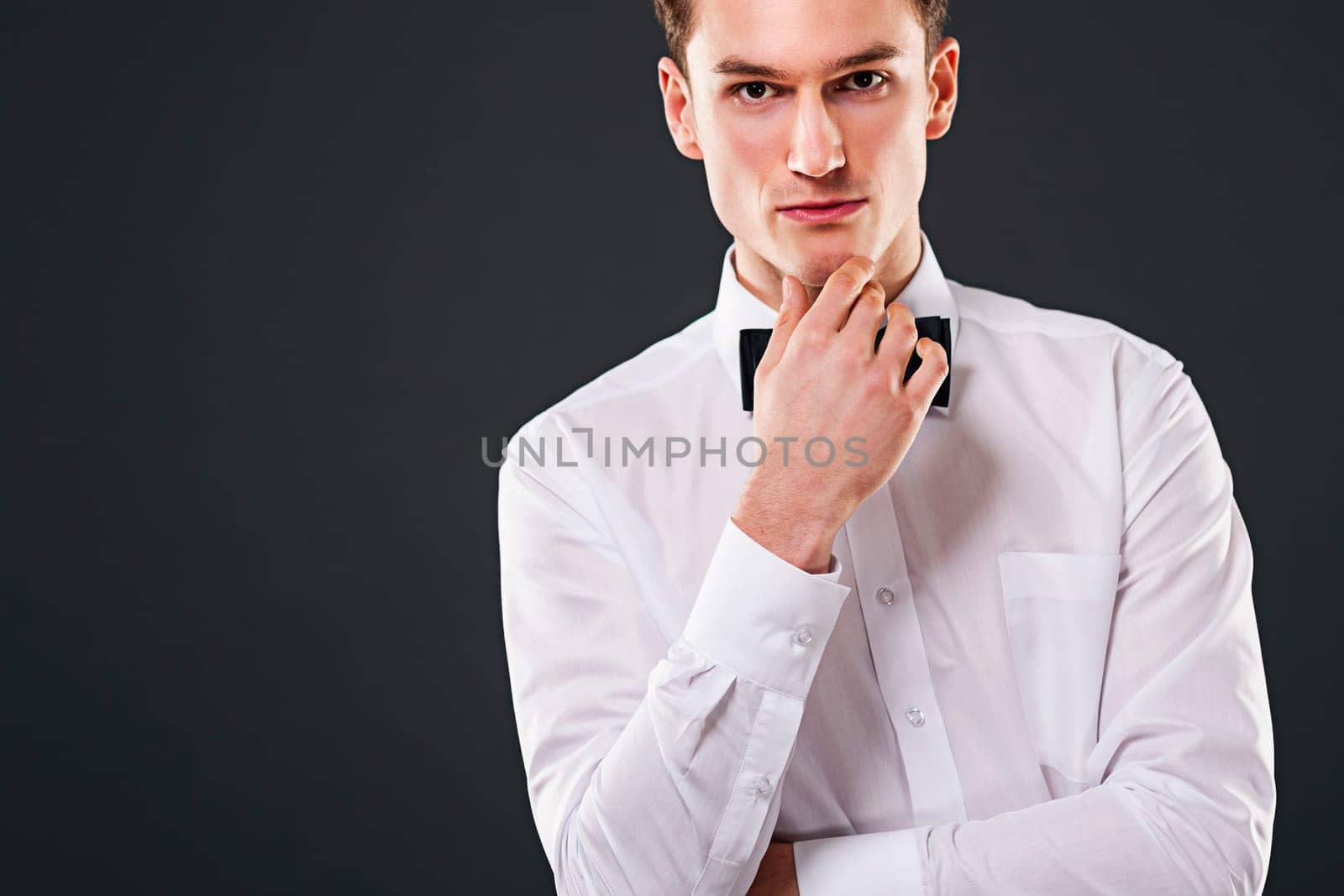 Portrait of thoughtful and focused man