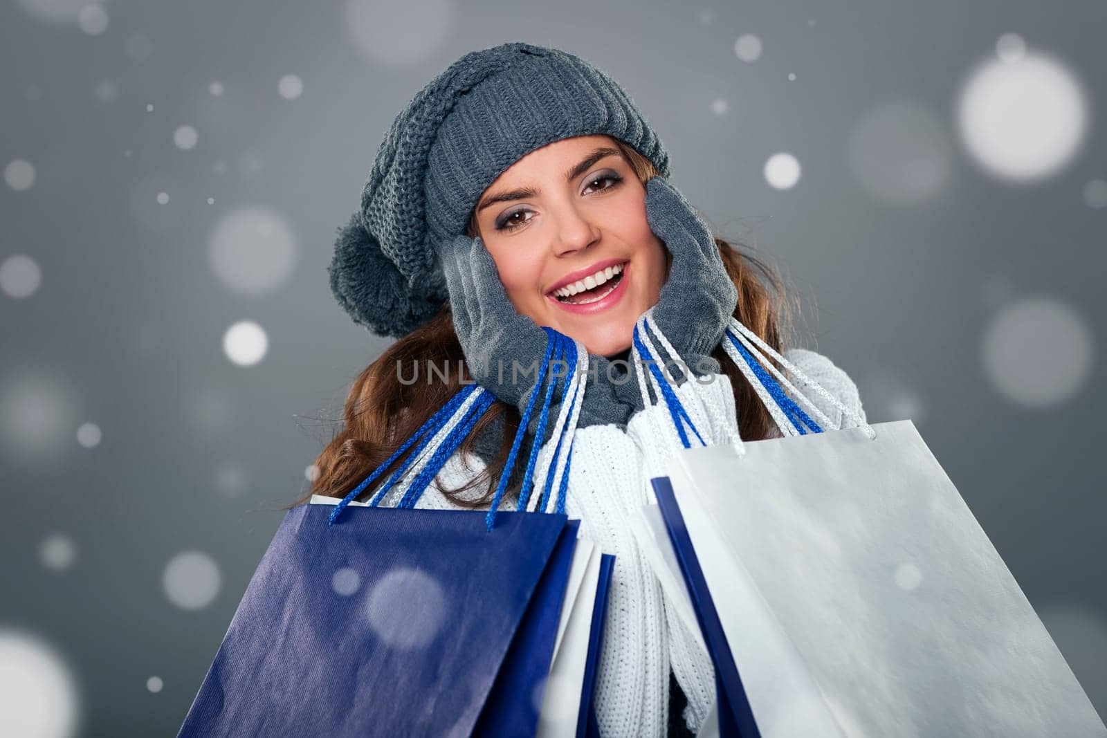 Magic and successful shopping in winter season