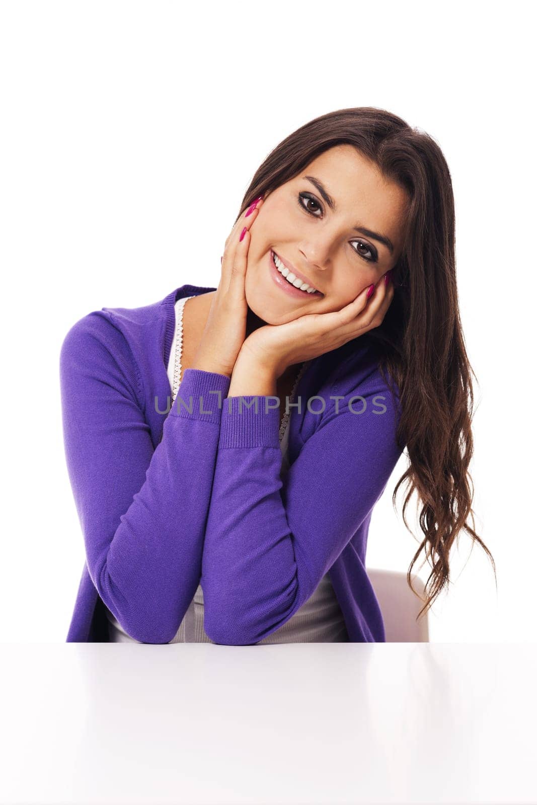 Portrait of beautiful young woman