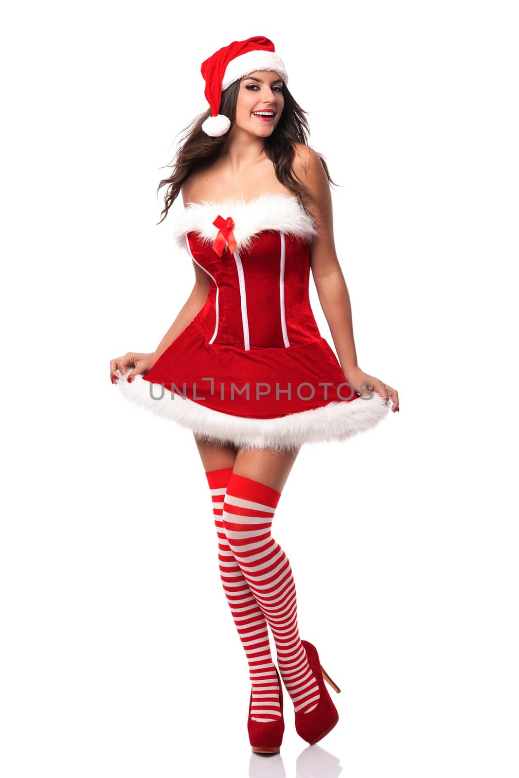 Portrait of sexy Mrs claus