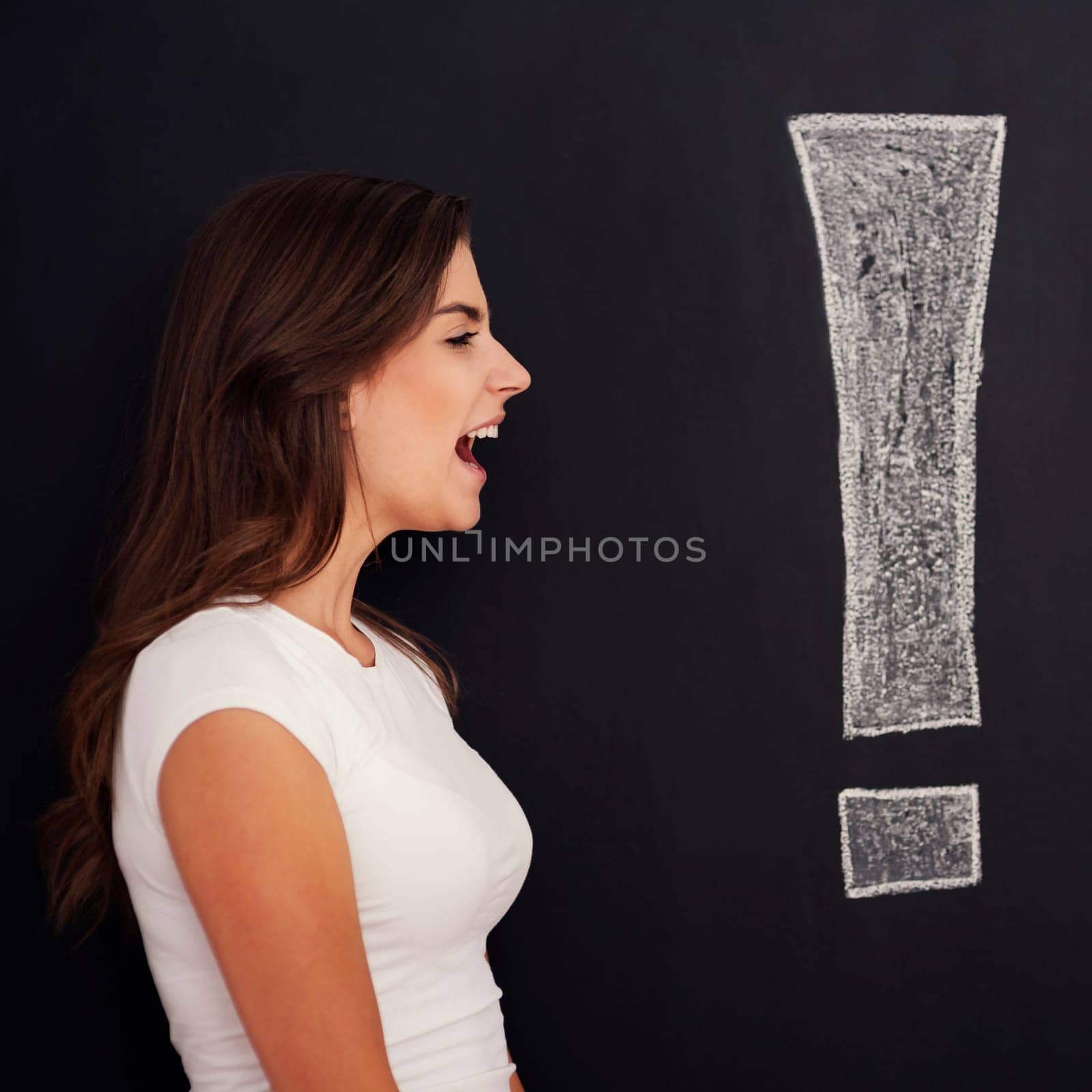Loud screaming woman