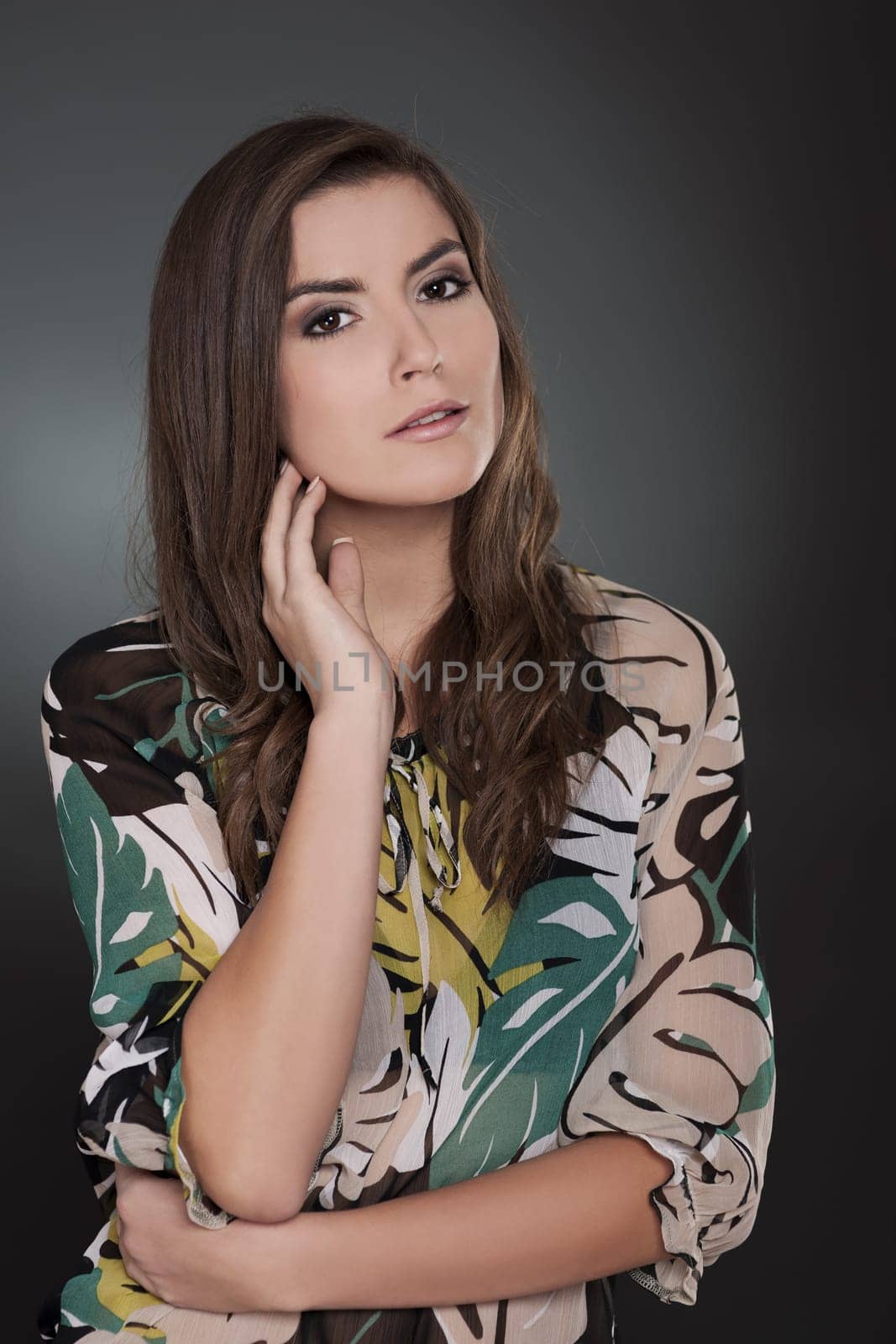 Portrait of beautiful woman